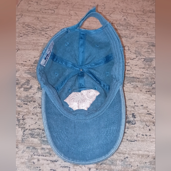 South Carolina Blue Pink Cotton large embroidery Patch Baseball cap - Picture 4 of 6